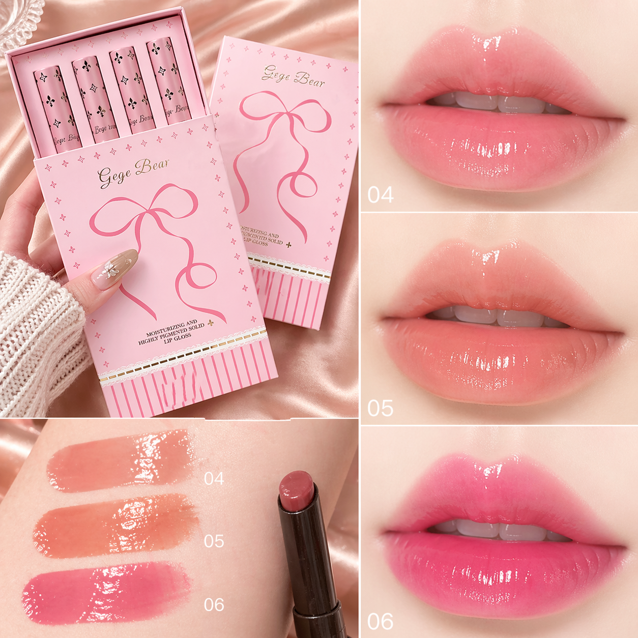 Gege Bear Solid Lip Gloss
